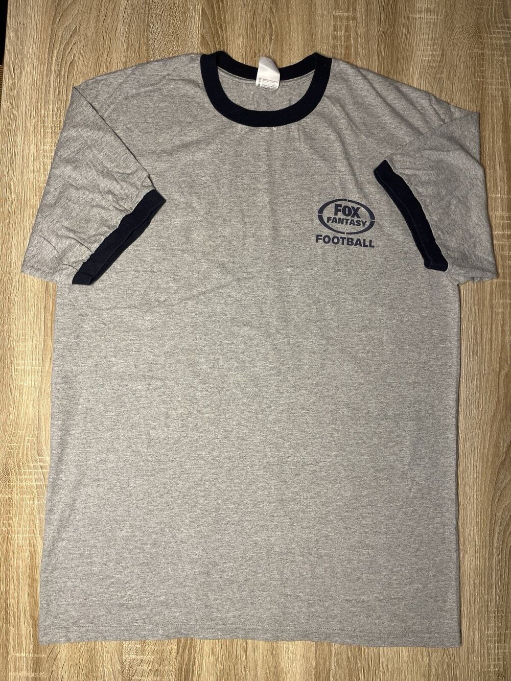 Fox Fantasy Football 2007 Grey and Navy TShirt